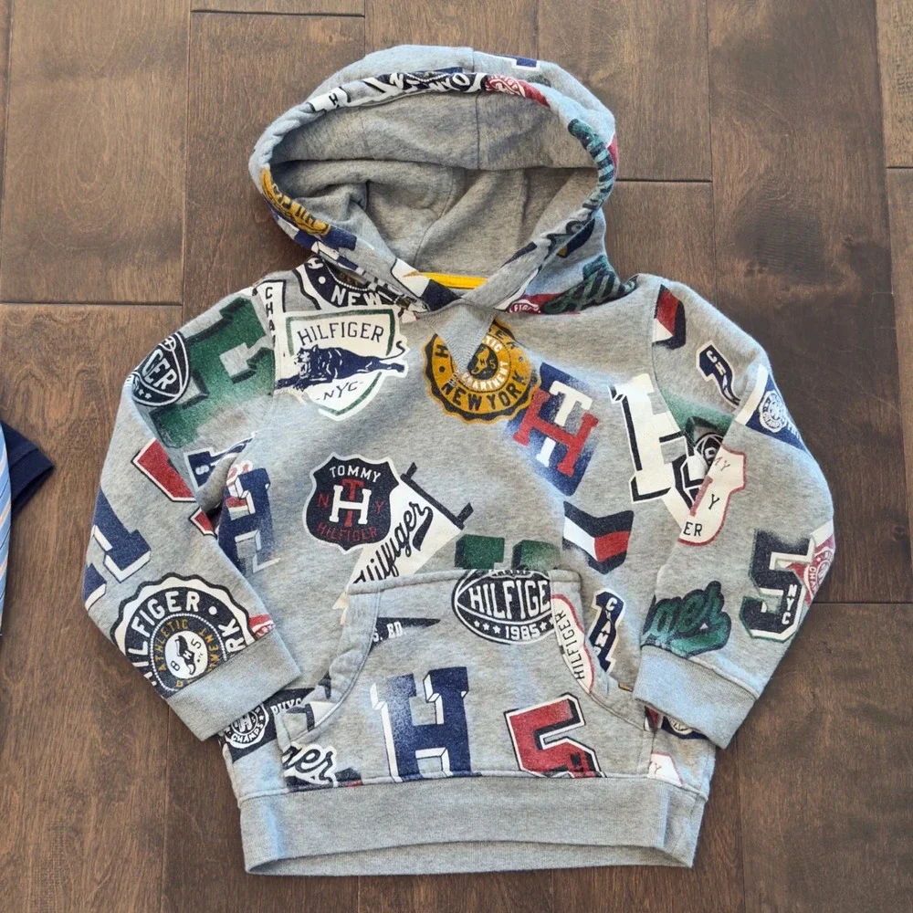 Lot of 13 Boys Size 4 Clothes Ralph Lauren Tommy Hilfiger Adidas Nike Levi Puma